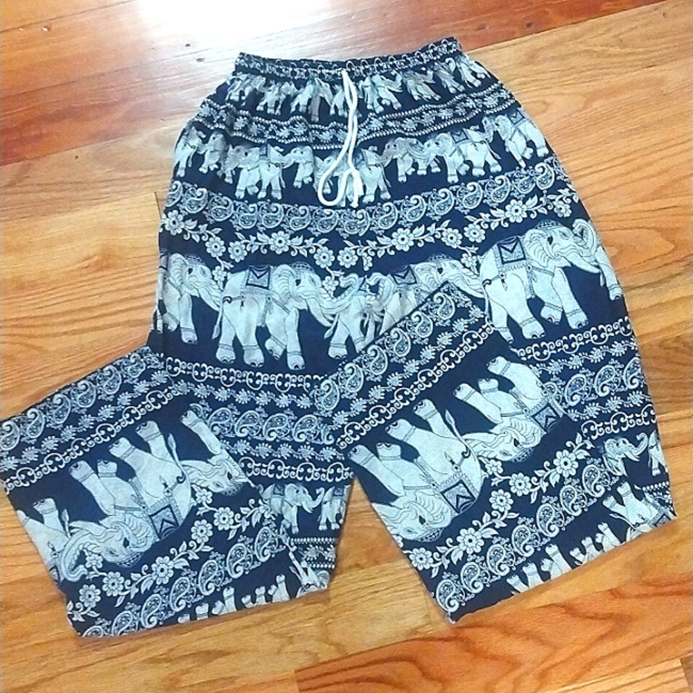 Rayon Elephant Pants Size SM